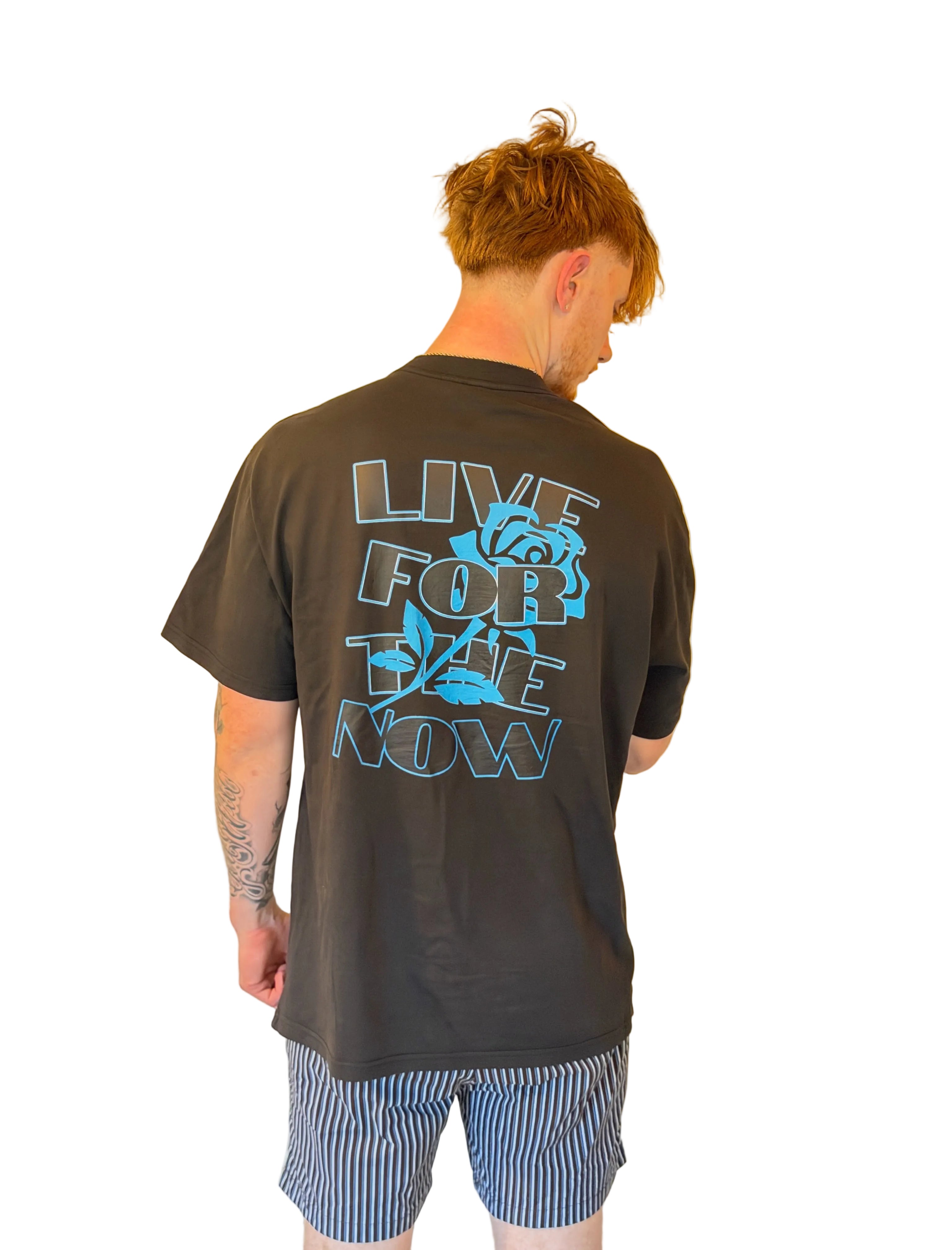 Oversized Faded College Style T-Shirt