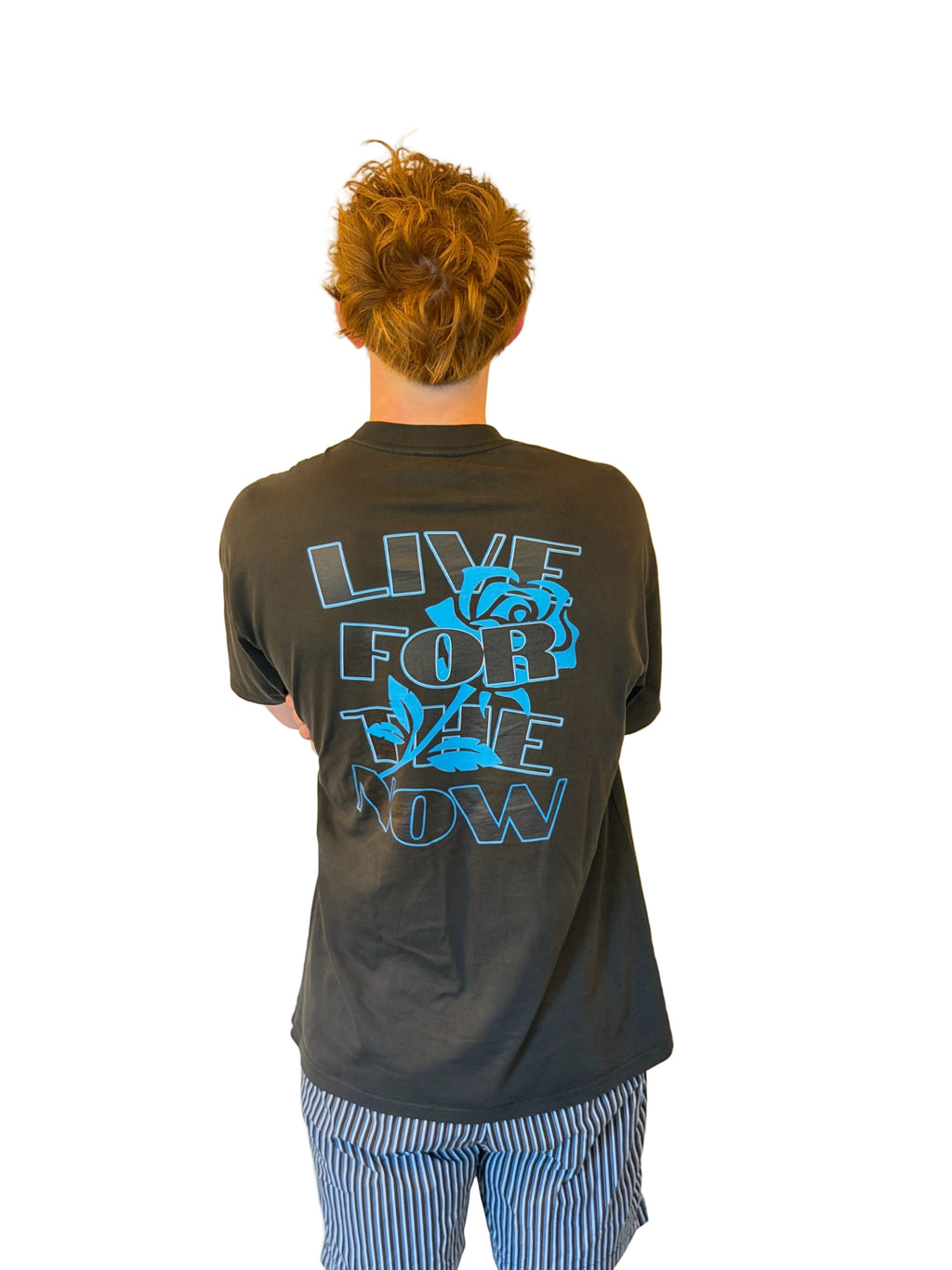 Oversized Faded College Style T-Shirt